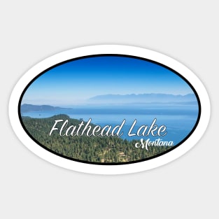 Flathead Lake Montana Sticker